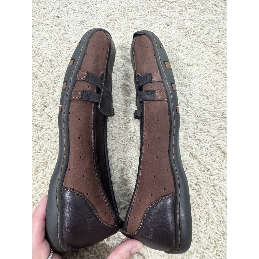 BOC Womens Maiken Slip On Mary Jane Ballet Flat Shoes Size 8 Brown Suede Comfort - Picture 9 of 12